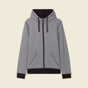 Gilet manches longues zippé bleu marine homme