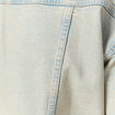 Veste oversize en jean bleu ciel femme