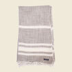 Foulard à franges vert olive homme