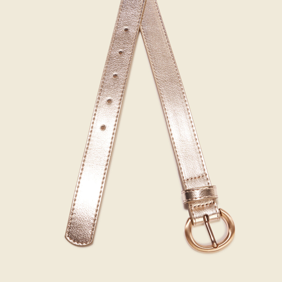 Ceinture irisée couleur or femme