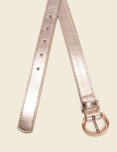 Ceinture irisée couleur or femme