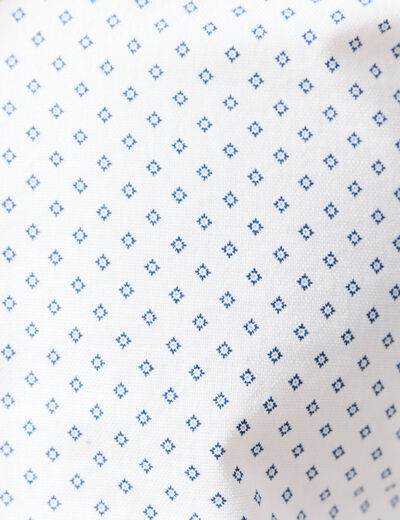 Chemise éco-responsable blanc homme