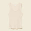 Débardeur sans manches beige femme