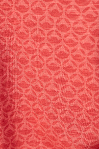 T-shirt manches courtes terracotta femme