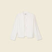 Veste esprit blazer fluide ecru femme