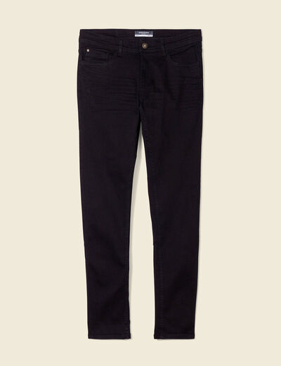 Jeans slim éco-respnsable denim noir homme