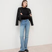 Jeans bootcut bleu femme