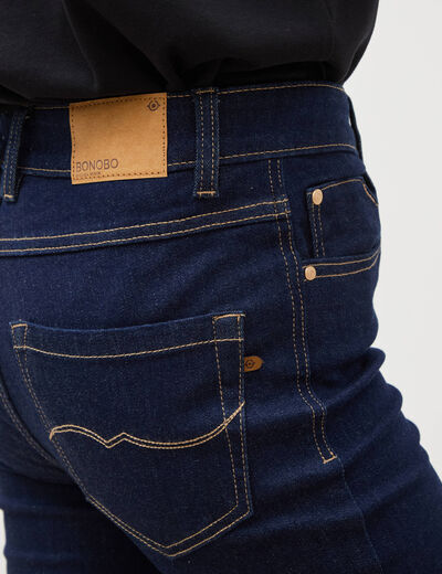 Jeans bootcut denim brut rinse femme