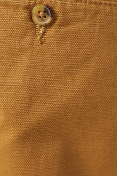 Pantalon slim Instinct chino marron homme