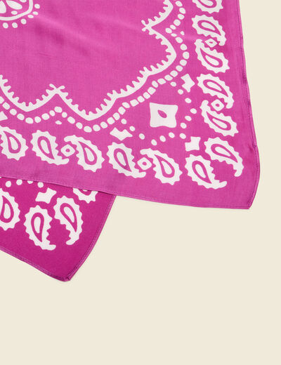 Foulard violet clair femme