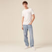 T-shirt manches courtes ecru homme