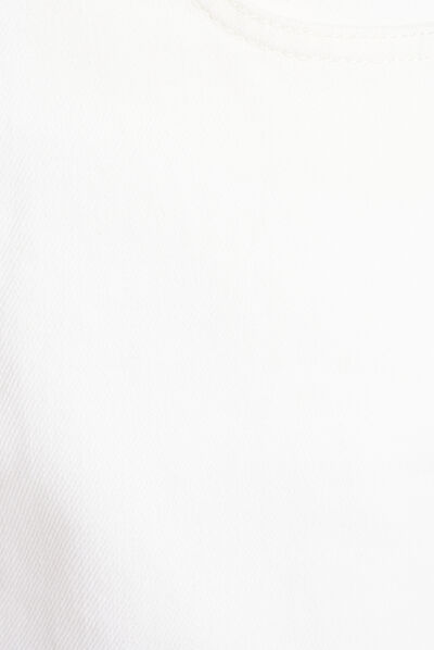 Jeans Gwen - mom denim blanc femme