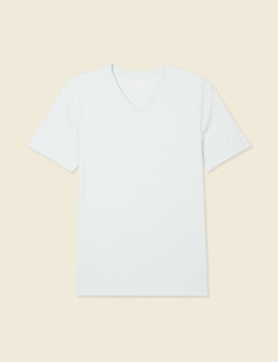 T-shirt manches courtes homme vert homme