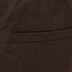 Pantalon coupe straight marron fonc&eacute; homme