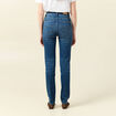 Jeans slim taille haute denim stone femme