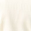 Pull col rond ecru homme