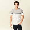 T-shirt manches courtes marron foncé homme