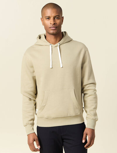 Sweat à capuche gris homme