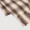 Plaid ecru homme