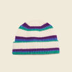 Bonnet tricoté ecru femme