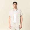 Chemise manches courtes blanc homme