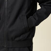 Blouson zipp&eacute; col teddy noir homme