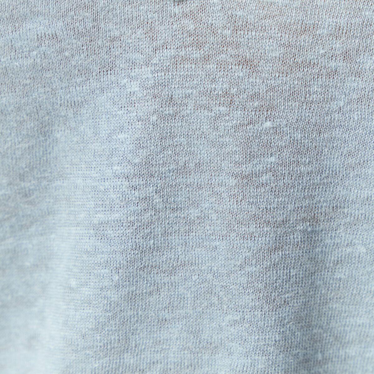 Débardeur sans manches en lin bleu gris femme
