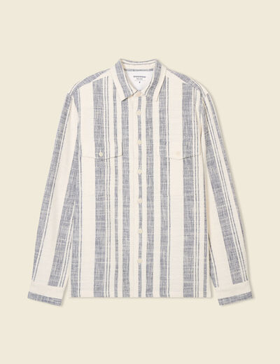 Surchemise manches longues ecru homme
