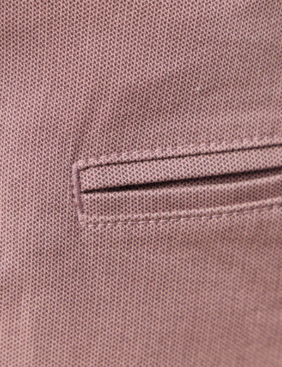 Pantalon chino slim vieux rose homme