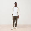 Pantalon chino slim taupe homme