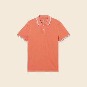 Polo éco-responsable rose homme