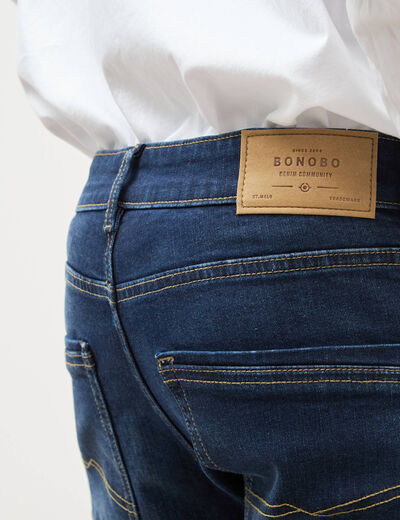 Jeans slim denim brut homme