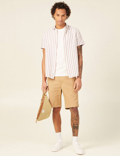 T-shirt éco-responsable ecru homme