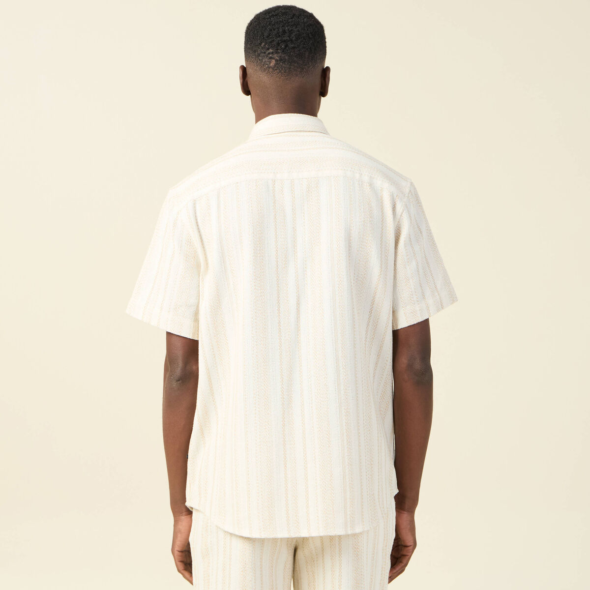Chemise éco-responsable ecru homme