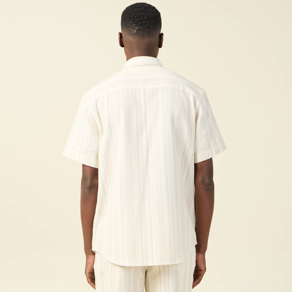 Chemise éco-responsable ecru homme