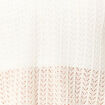 Pull manches courtes ajouré creme femme