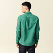 Chemise manches longues vert homme