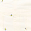 Salopette en jeans &agrave; fines bretelles denim blanc femme