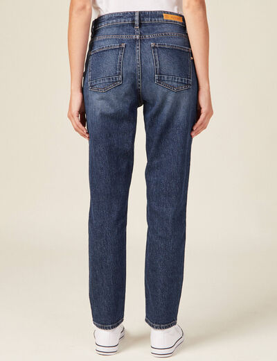 Jeans slim 7/8ème denim brut femme