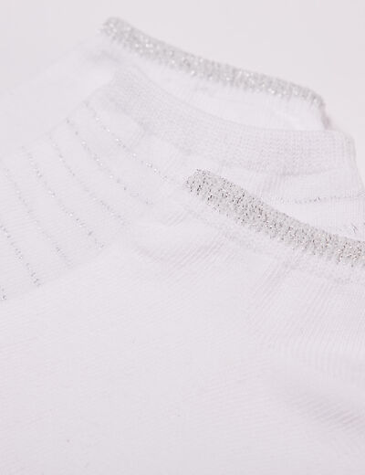 Lot 3 paires chaussettes ecru femme