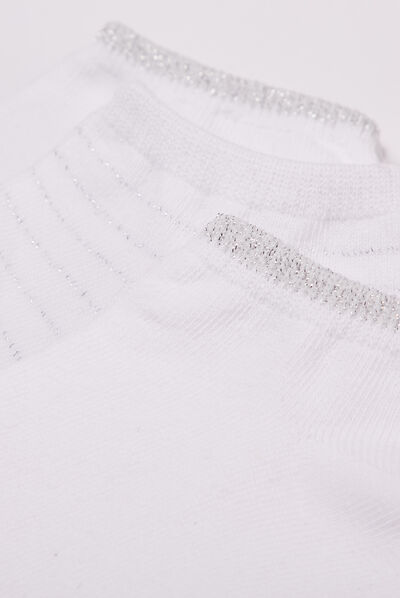 Lot 3 paires chaussettes ecru femme