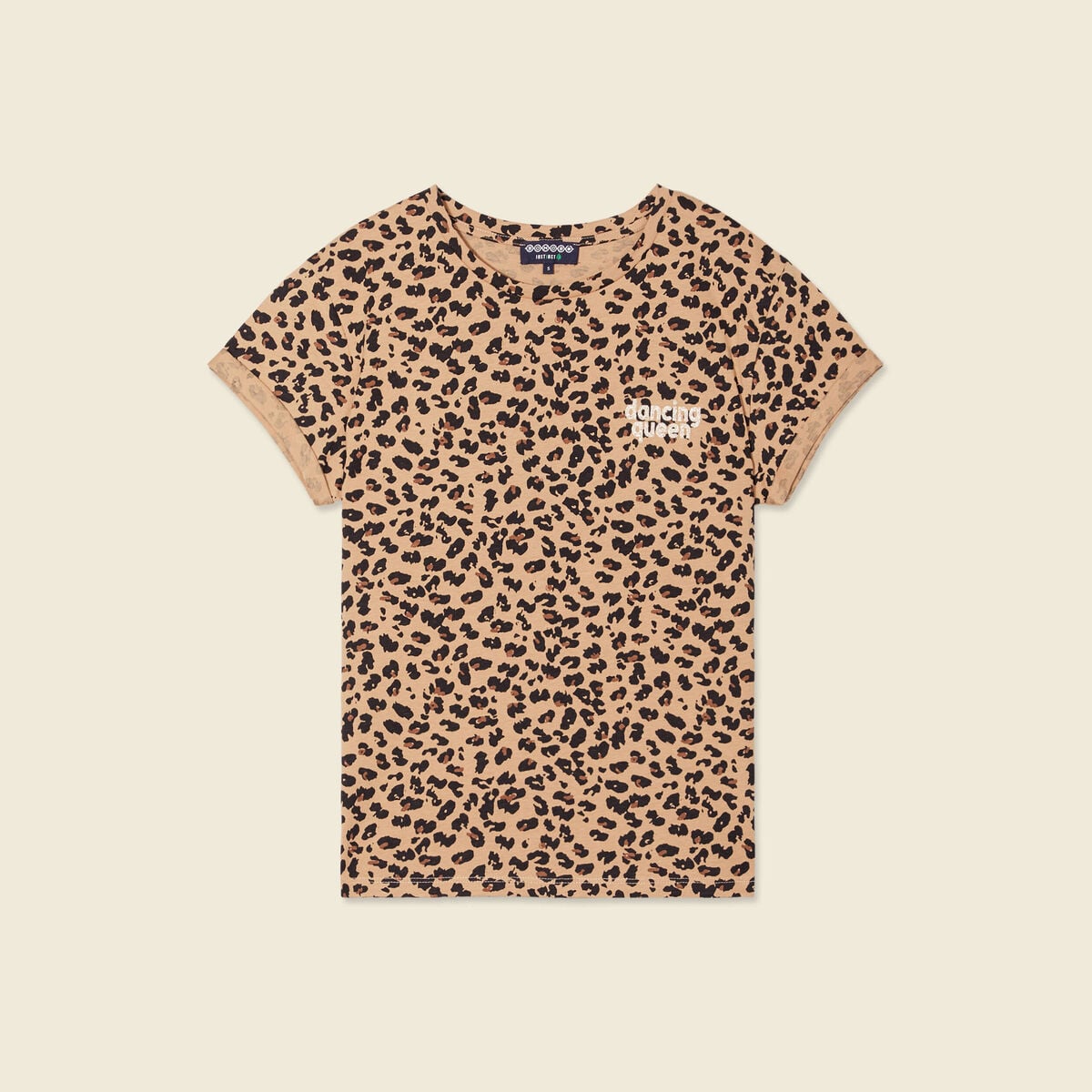 T-shirt manches courtes camel femme