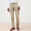 Jeans straight longueur 32 denim vert kaki homme