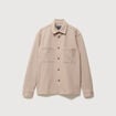 Surchemise droite col am&eacute;ricain beige homme