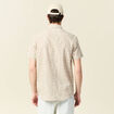 Chemise manches courtes beige homme
