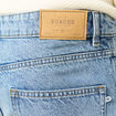Jeans relax 5 poches denim bleach homme