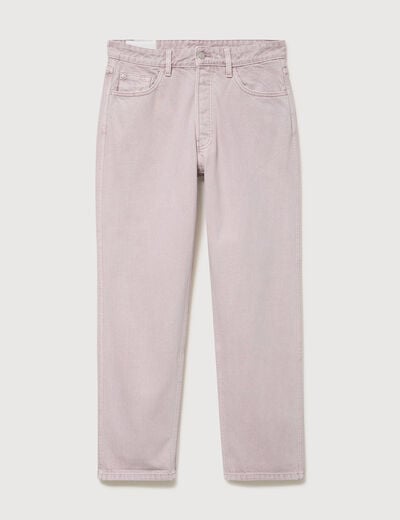 Jeans large longueur 32 en coton parme homme
