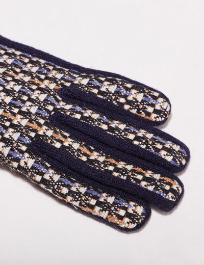 Gants bleu marine femme