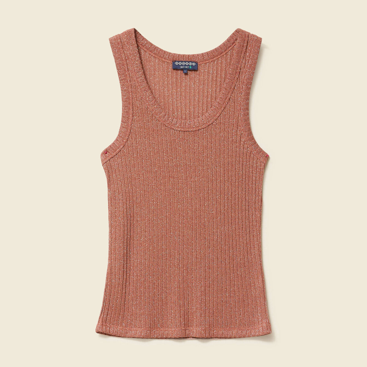 Débardeur sans manches vieux rose femme