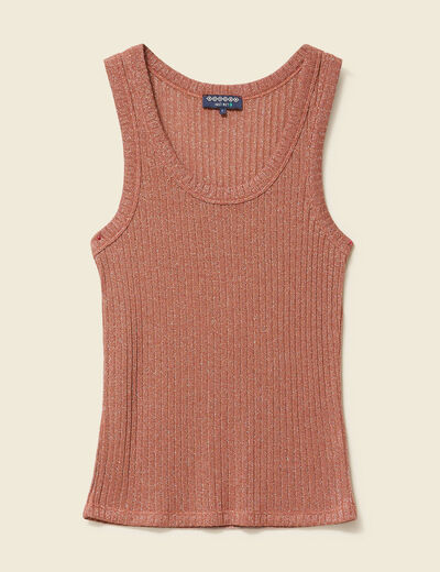 Débardeur sans manches vieux rose femme